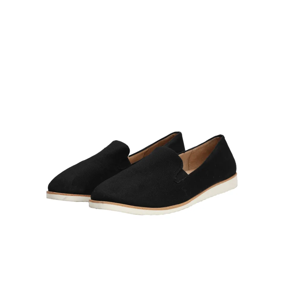 Abella Zahara Casual Loafers Fabric Black Colour For Women
