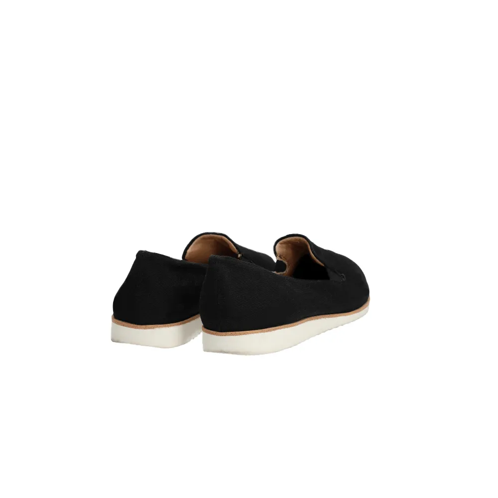 Abella Zahara Casual Loafers Fabric Black Colour For Women