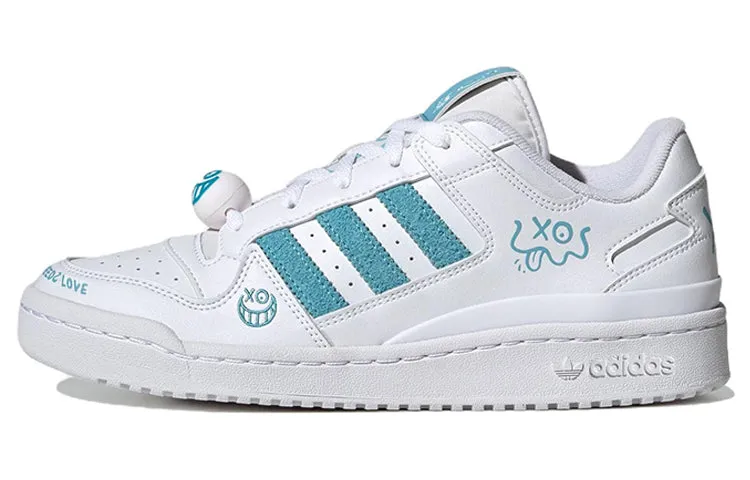 Adidas Originals x Andre Saraiva FORUM Low Classic Smile Printed Sneakers