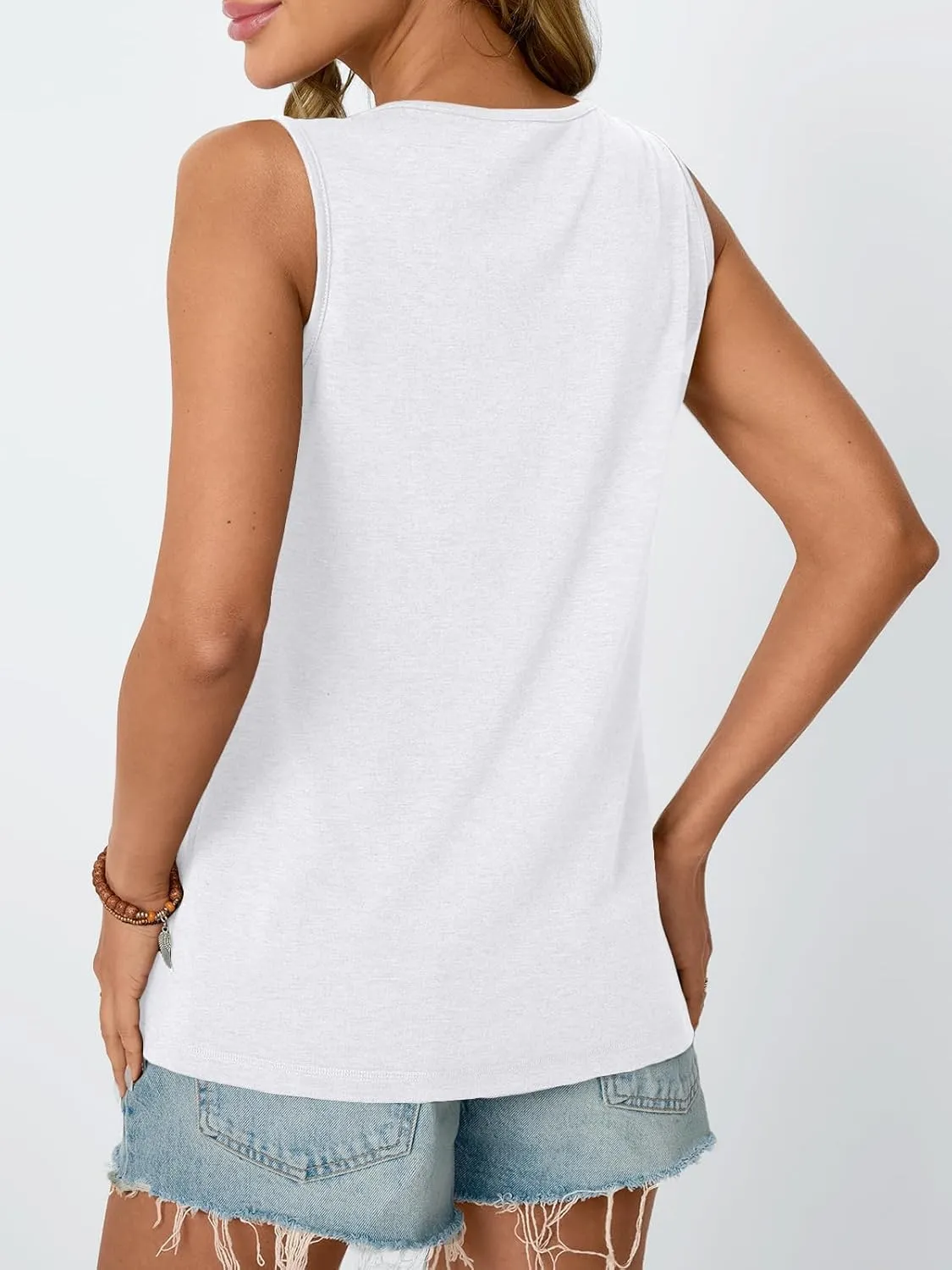 AUTOMET Womens Tank Tops 2025 Summer Dressy Casual Blouses Sleeveless Flowy Crewneck Outfits Basic Trendy Clothes