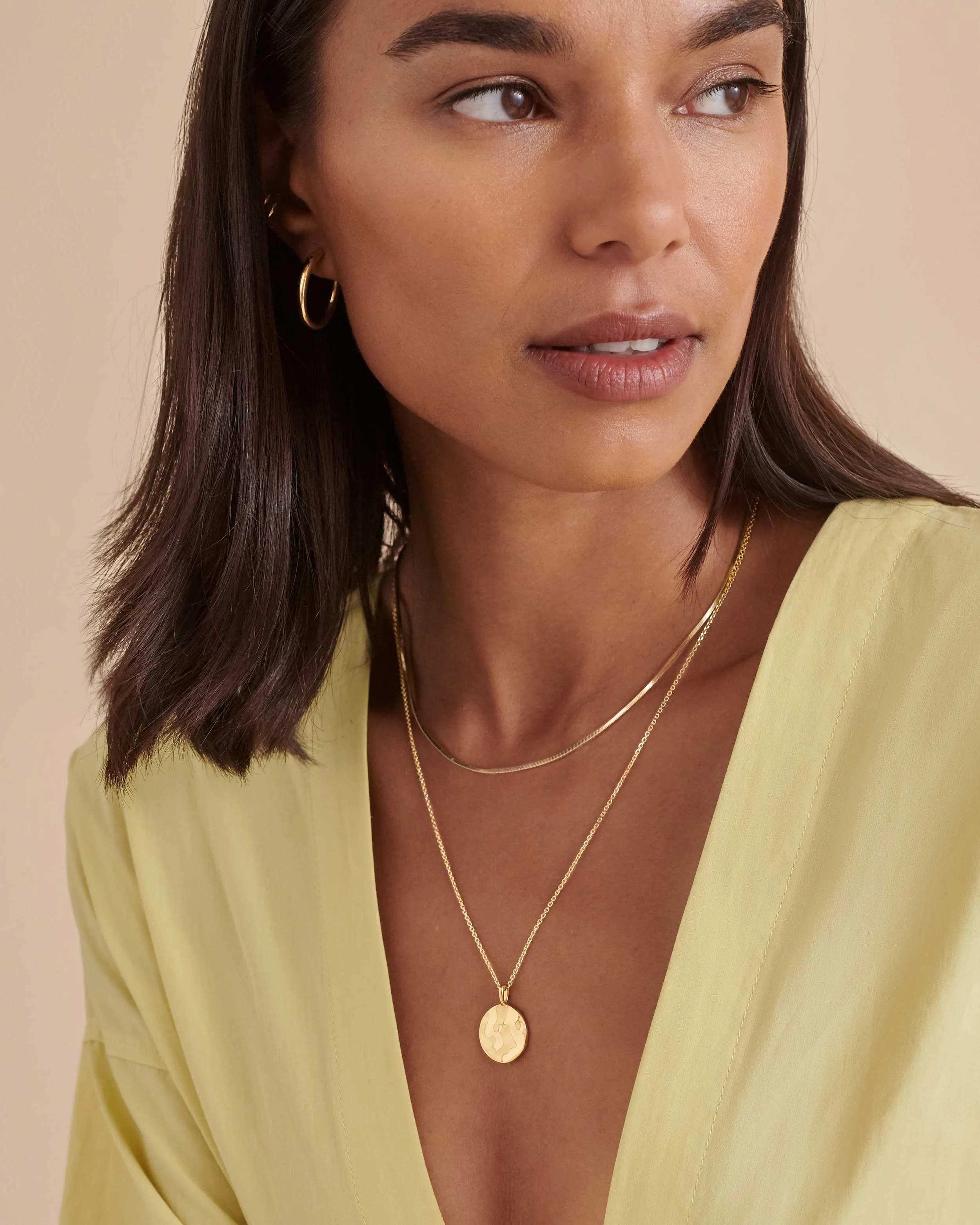 Coin Pendant - Gold