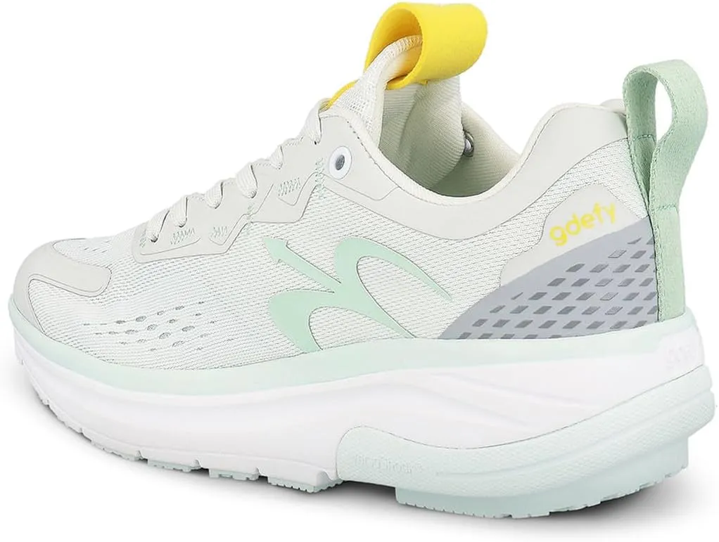 G-DEFY Mehalef Womens Cross Trainer Shoe | Heel Support | VersoShock Technology for Pain Associated with Prolonged Standing or Walking | Arch Support | Diabetic Shoes | Wide Shoes | Free Orthotic