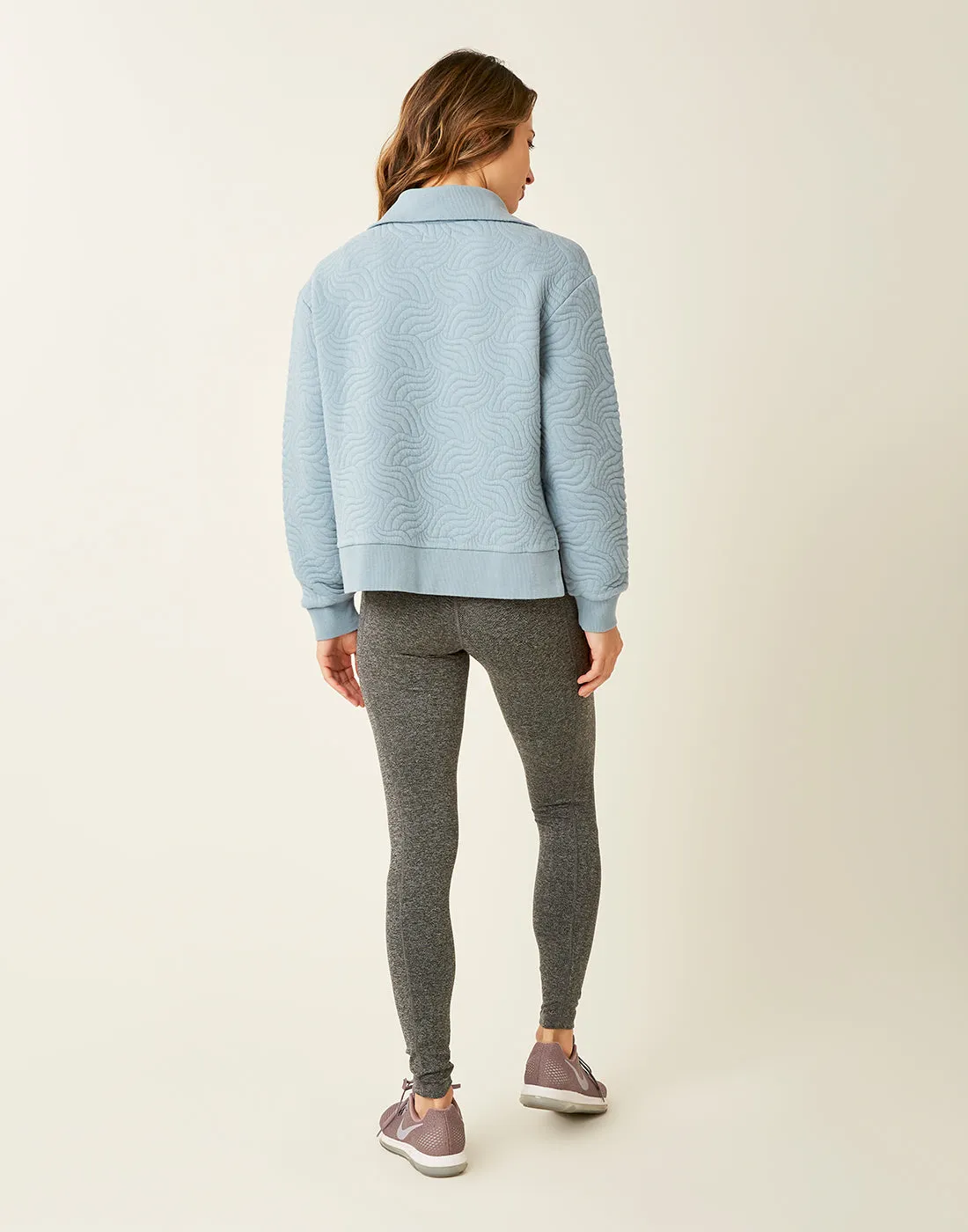 Incline Tight: Black Grey Herringbone