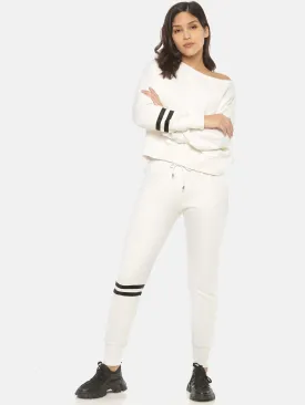 IS.U White Oversized Sweatshirt