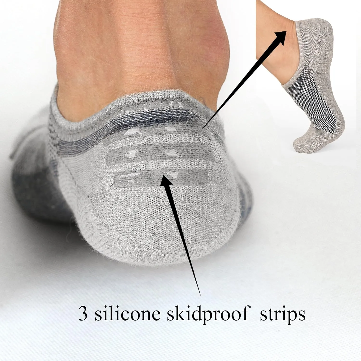 Mottee&Zconia No Show Socks for Unisex Mens Womens Low Cut No See Liner Invisible Ankle Cotton Socks