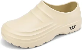 Non Slip Work Shoes for Women Men, Waterproof Slip Resistant Chef Clogs Shoes for Unisex-Adult, Ideal for Kitchen Garden Beach