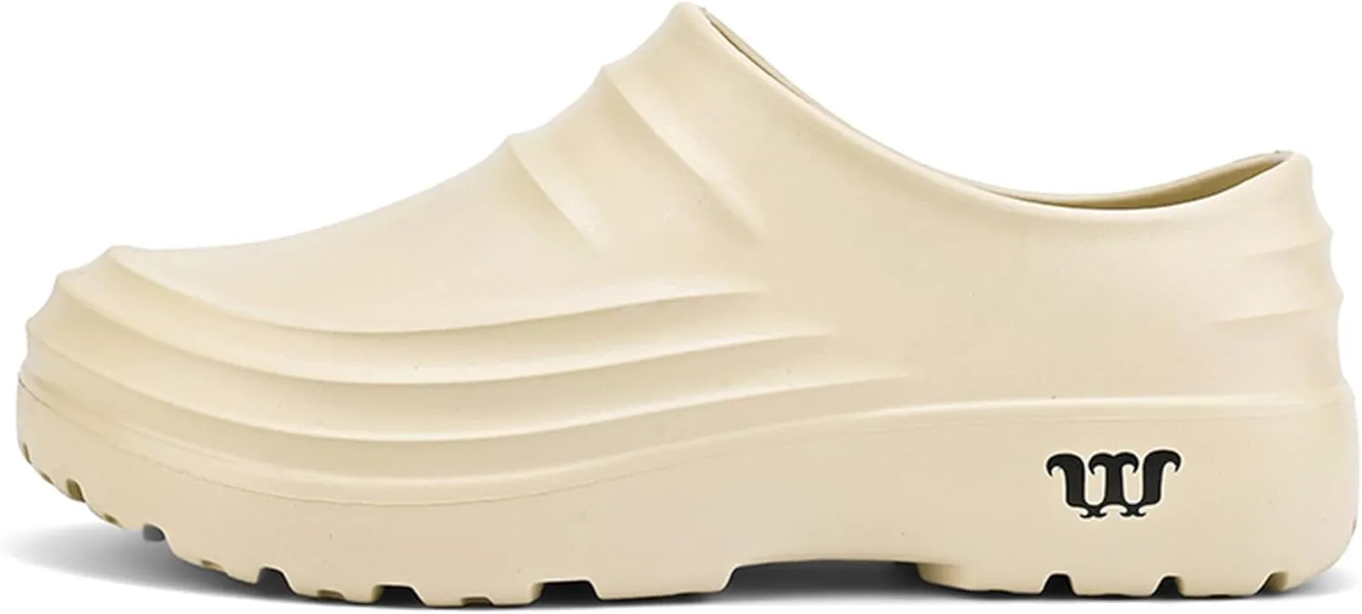 Non Slip Work Shoes for Women Men, Waterproof Slip Resistant Chef Clogs Shoes for Unisex-Adult, Ideal for Kitchen Garden Beach