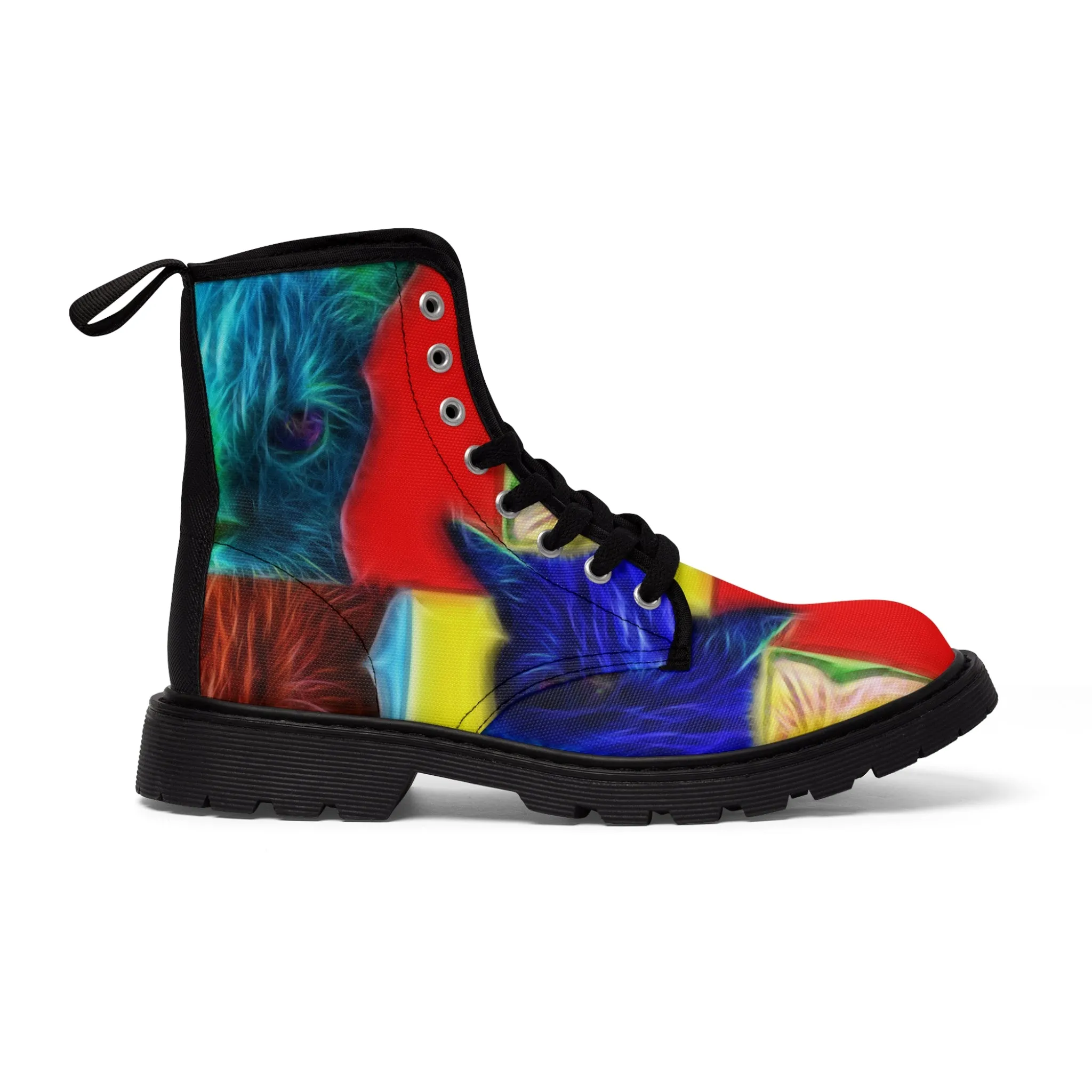 Pop Cats - Inovax Men's Canvas Boots