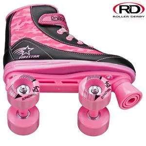 Roller Derby FireStar V2 Pink Camo Quad Skates