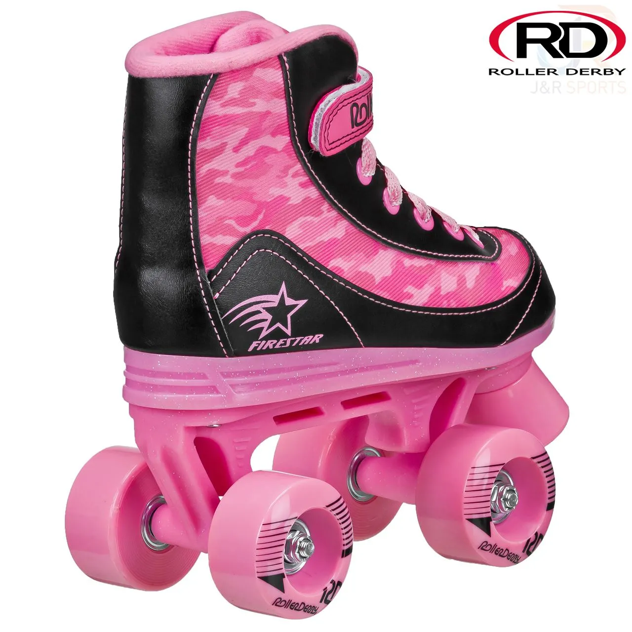 Roller Derby FireStar V2 Pink Camo Quad Skates