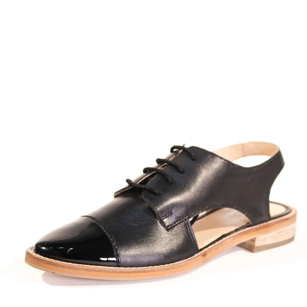 Shay Leather Slingback Loafers