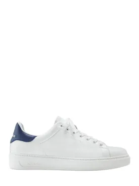 Sneakers classic court in morbida pelle con dettagli a contrasto