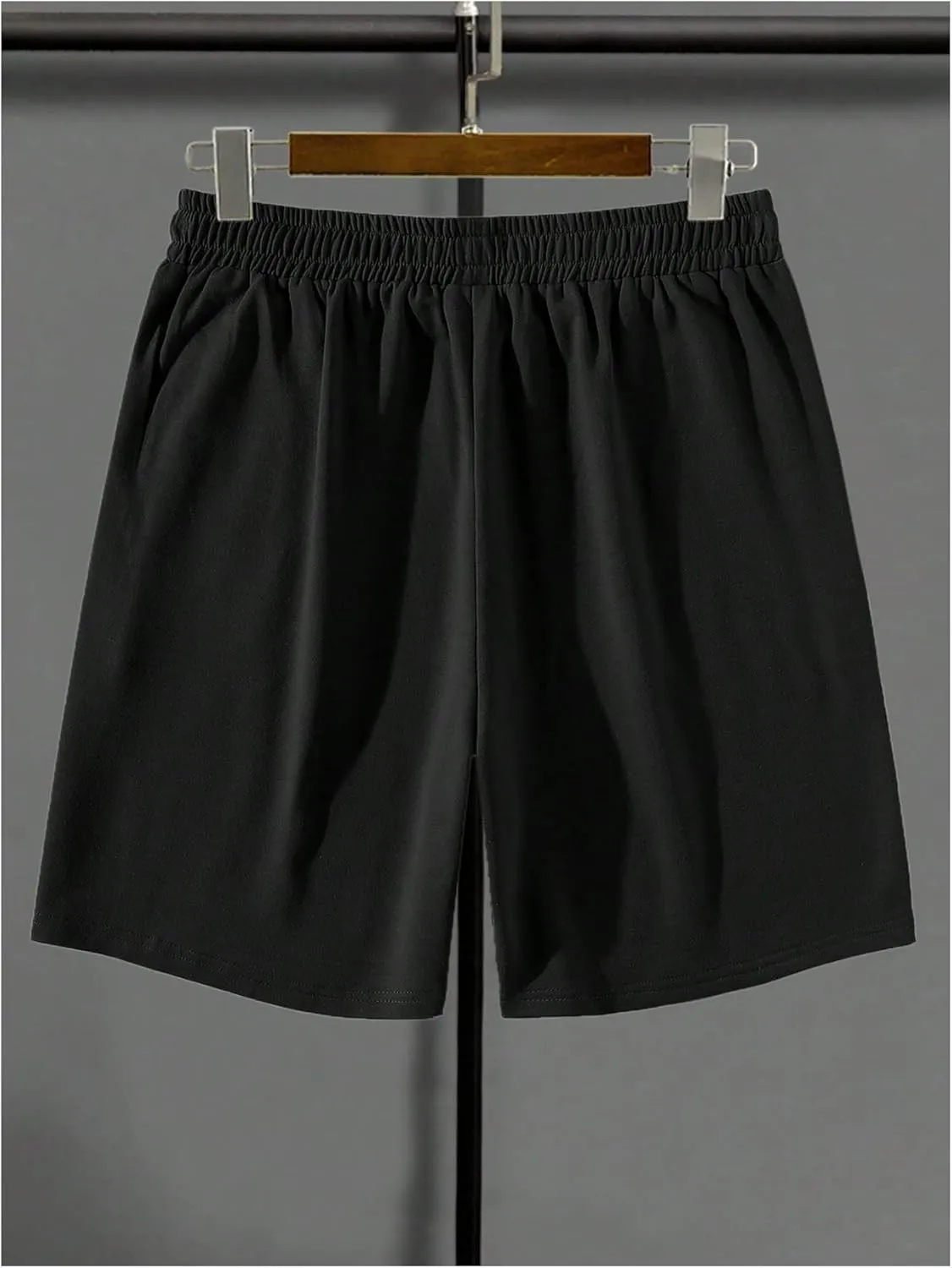 SOLY HUX Men's Graphic Shorts High Waist Elastic Casual Workout Athletic Gym Summer y2k Shorts