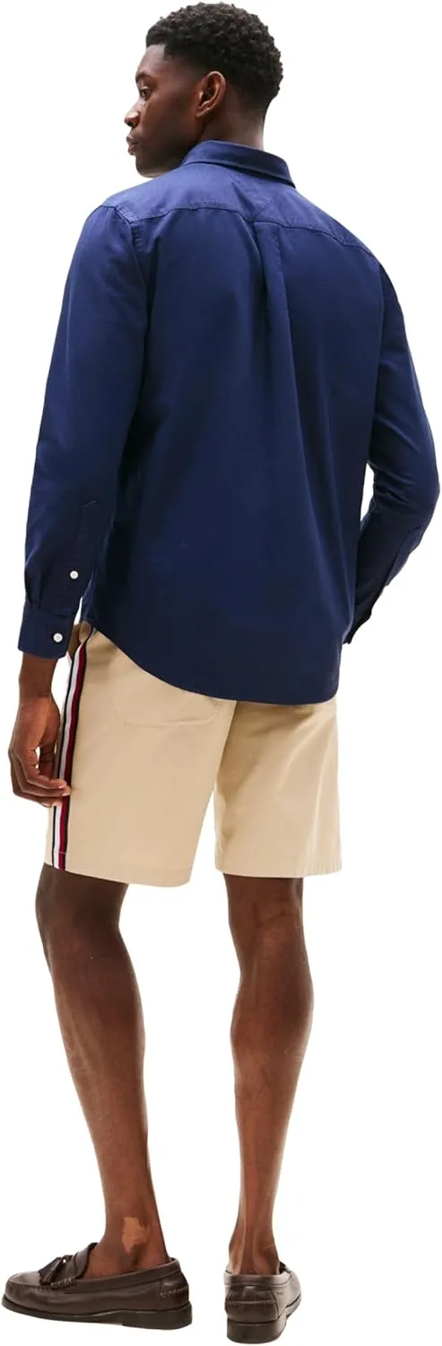 Tommy Hilfiger Long Sleeve Oxford Regular Fit, Men's Button Down Shirts, Also Available in Big and Tall