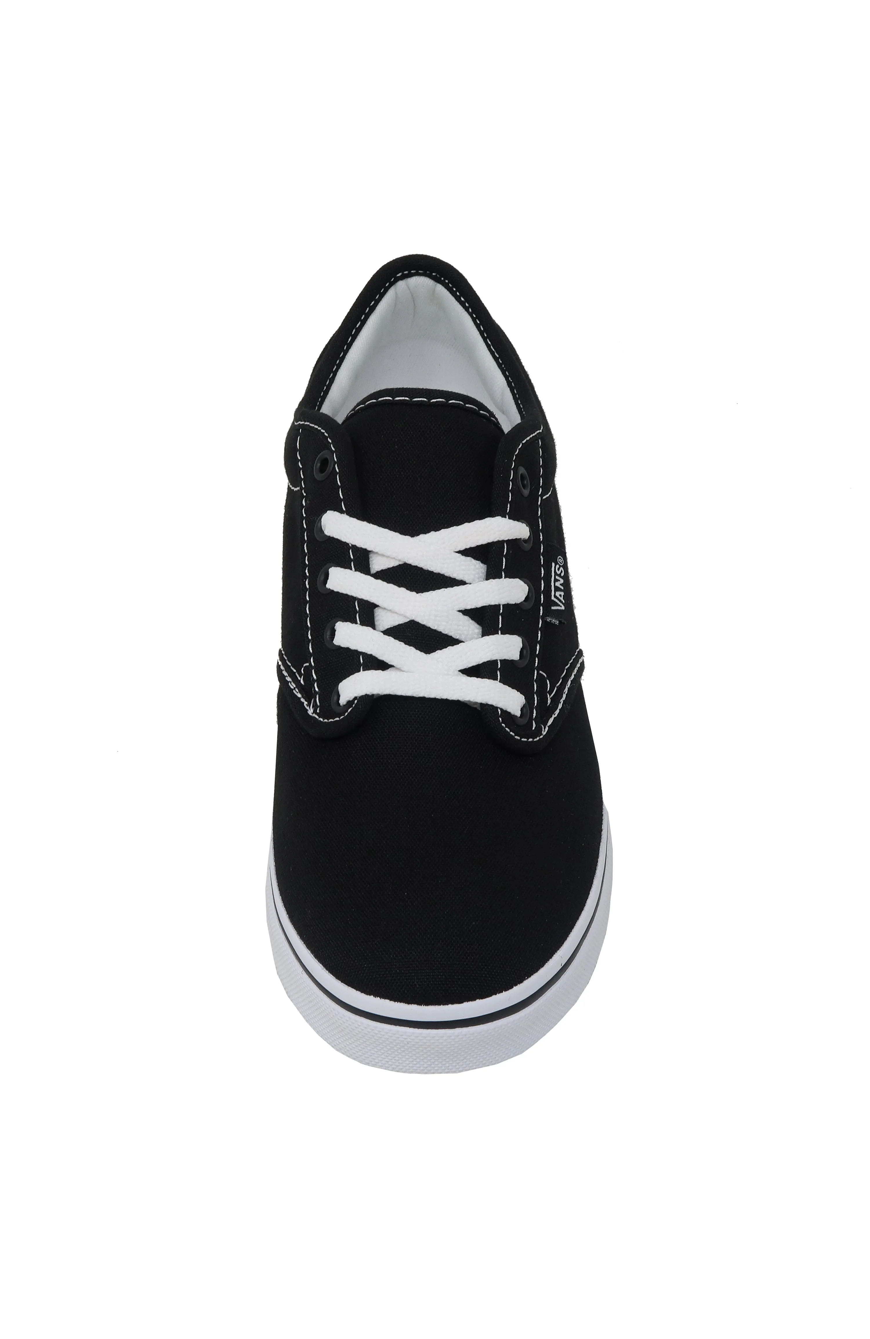Vans Womens' Atwood Low Top Black/White Shoes